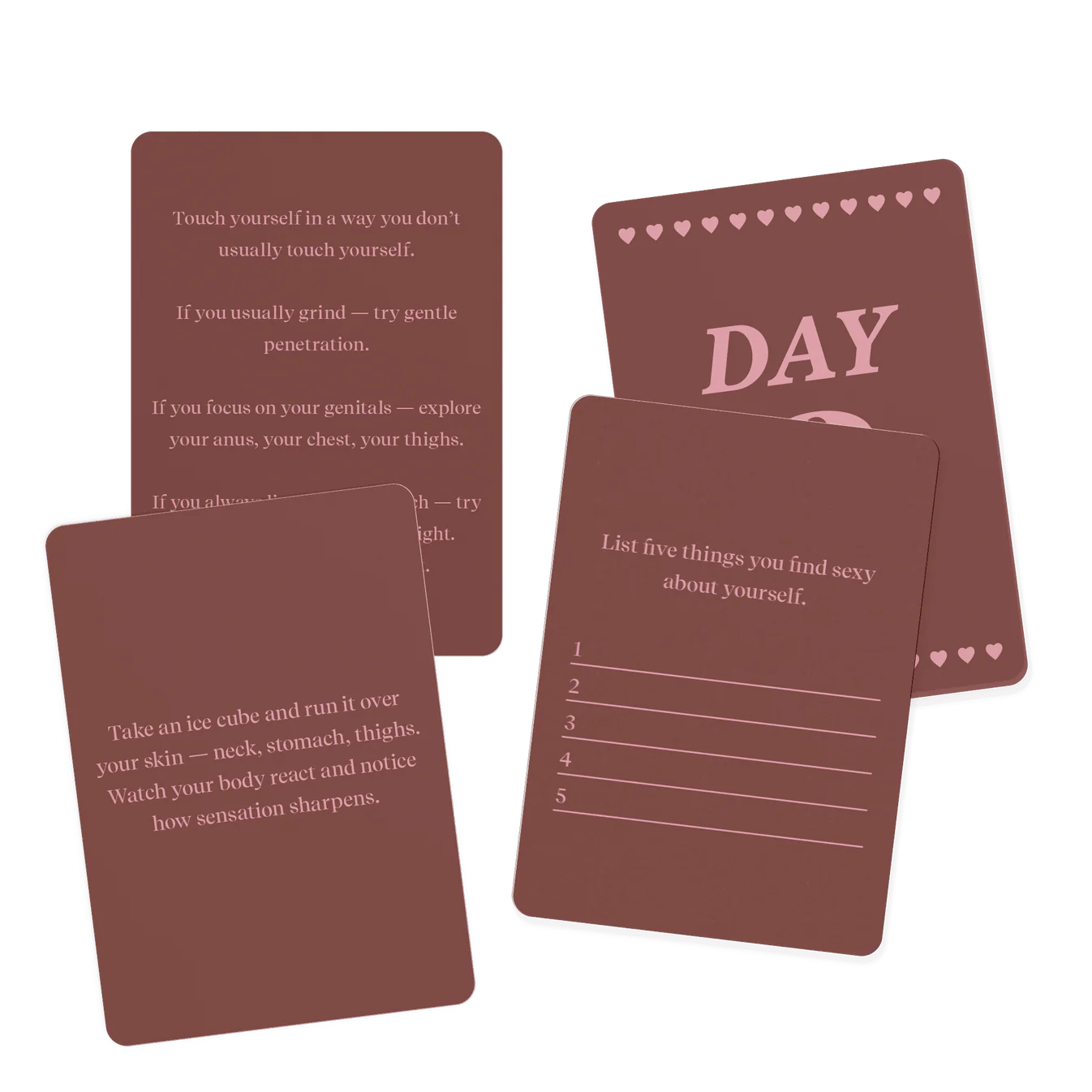 One Month Pleasure Practice: Kortspæl - Til einstaklingar og pør